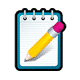 Un carnet de note et un crayon : symboles de l'étude personnalisée